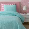Paris Hilton 3 Piece King Size Comforter Set with 2 Pillow Shams – Soft Warm Chic & Lightweight Quilted Bed Spread, Housewarming & Birthday Gifts for Women & Teen Girls, Lavender Roses (Henrietta) | Cute Designs(Blue)