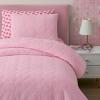 Paris Hilton 3 Piece King Size Comforter Set with 2 Pillow Shams – Soft Warm Chic & Lightweight Quilted Bed Spread, Housewarming & Birthday Gifts for Women & Teen Girls, Lavender Roses (Henrietta) | Cute Designs(Light Pink)