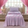 Paris Hilton King Size Sheets Set – 4 Piece Bed Sheets with Fitted Sheet, Flat Sheet, 2 Pillow Shams, Fits up to 16″ Mattress Deep Pocket King Sheet Set for Women, Hearts, Blue/Pink(Blue / Pink)