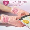 Paris Hilton Oven Mitt Set with Limited Edition Pink Gingham Design, Heat Resistant Pot Holders Featuring Non-Slip Textured Silicone Grips, 2-Piece Set, Pink(That’s Hot)