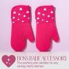 Paris Hilton Oven Mitt Set with Limited Edition Pink Gingham Design, Heat Resistant Pot Holders Featuring Non-Slip Textured Silicone Grips, 2-Piece Set, Pink(Hearts)